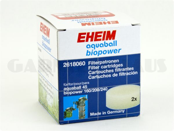 Filterpatrone, 2x f. aquaball 2206 u. 2400