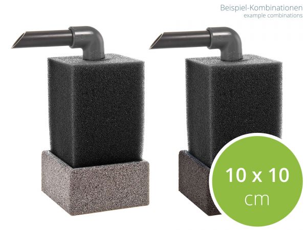 Jonnys Air Concept - Mobiler HMF, Höhe 17 cm, Größe M - Aquariumfilter