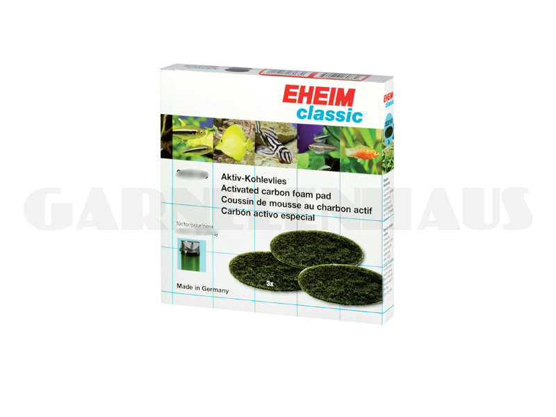 Eheim 2628110 Aktivkohlevlies – 3 Stück Filterpatronen Für Den Classic 150 Außenfilter (2211)