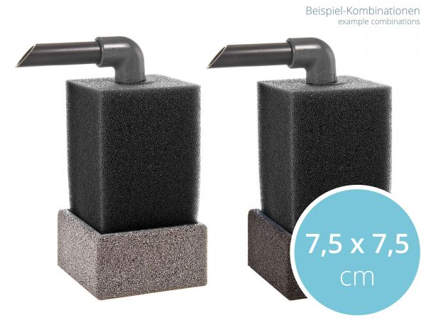 Jonnys Air Concept - Mobiler HMF, Höhe 17 cm, Größe S - Aquariumfilter