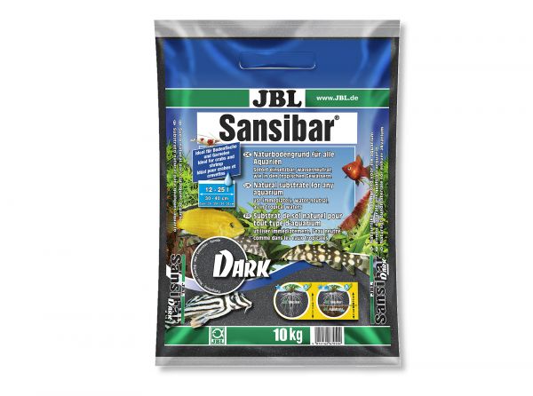 JBL - Sansibar DARK Bodengrund für Aquarien, 10 kg