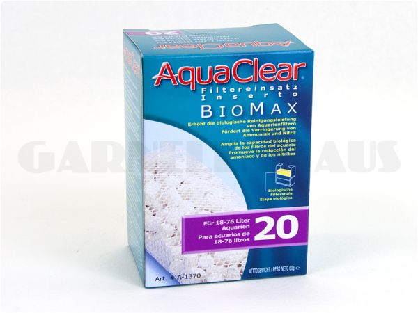 AquaClear - PF 20 Biomax-Filtereinsatz