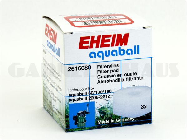 Filterwattevlies, 3x f. aquaball 2208-2212