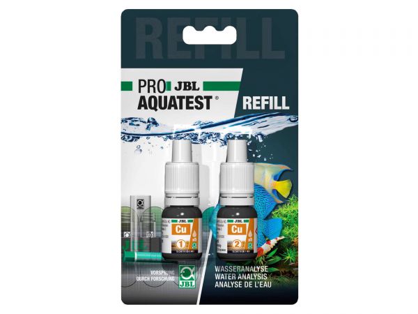 JBL - Pro Aquatest Cu (Kupfer) Reagenz, Refill-Pack (Nachfüllung)