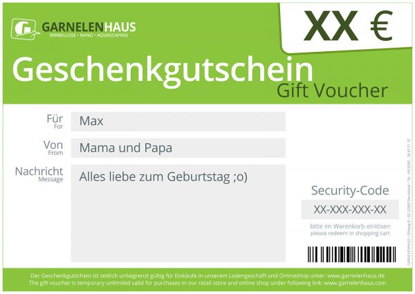 Geschenkgutschein