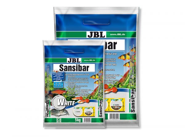 JBL - Sansibar WHITE Bodengrund für Aquarien