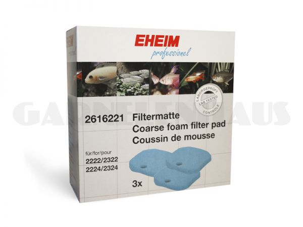 Filtermatte (blau), 3x f. 2222-2324