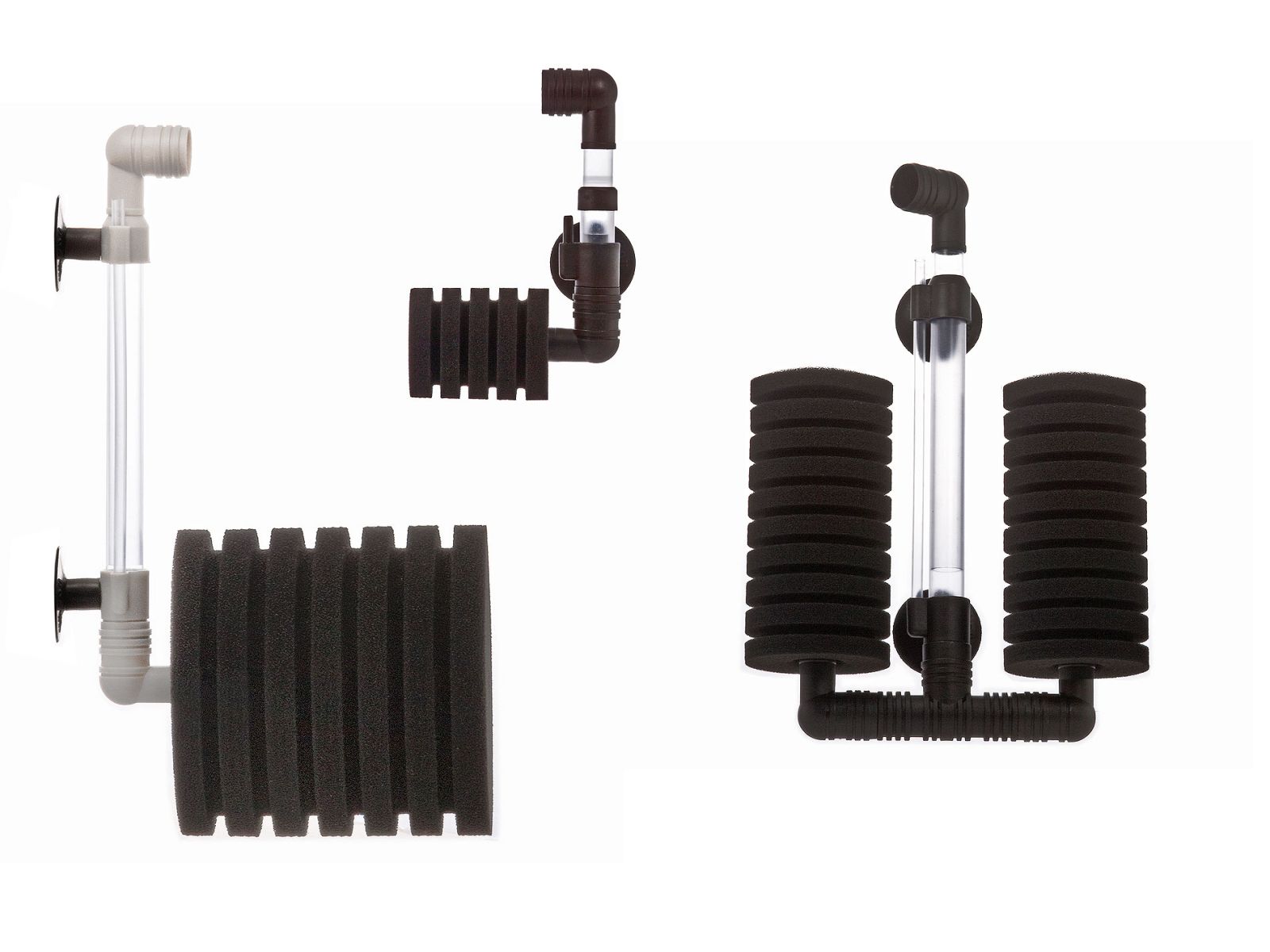 AQUANEAT Doppel-Schwammfilter Für Nano-Aquarien Bis 20 Gallonen – Biofiltration & Sauerstoff
