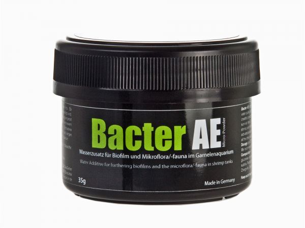 GlasGarten Bacter AE - Micropowder - Kleine Dose Garnelenfutter, Aufzuchtfutter und Biofilm