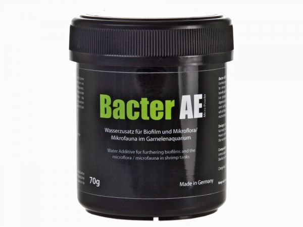 GlasGarten Bacter AE - Micropowder - Große Dose Garnelenfutter, Aufzuchtfutter und Biofilm