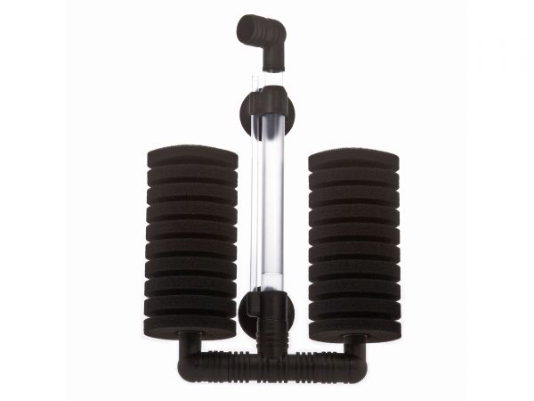 XINYOU - Bio-Schwammfilter für Aquarien, luftbetrieben - mittel, medium, Doppelschwamm